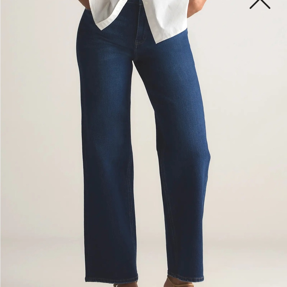 Quince Bella Stretch Relaxed Straight Jeans